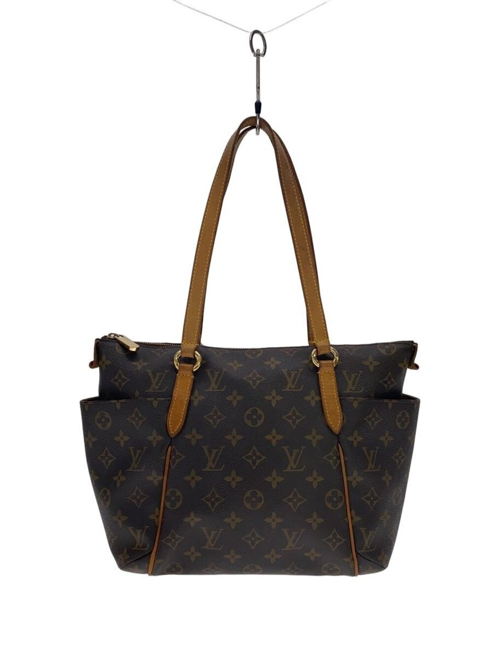 LOUIS VUITTON Totally Monogram Canvas Brown the vachetta leather